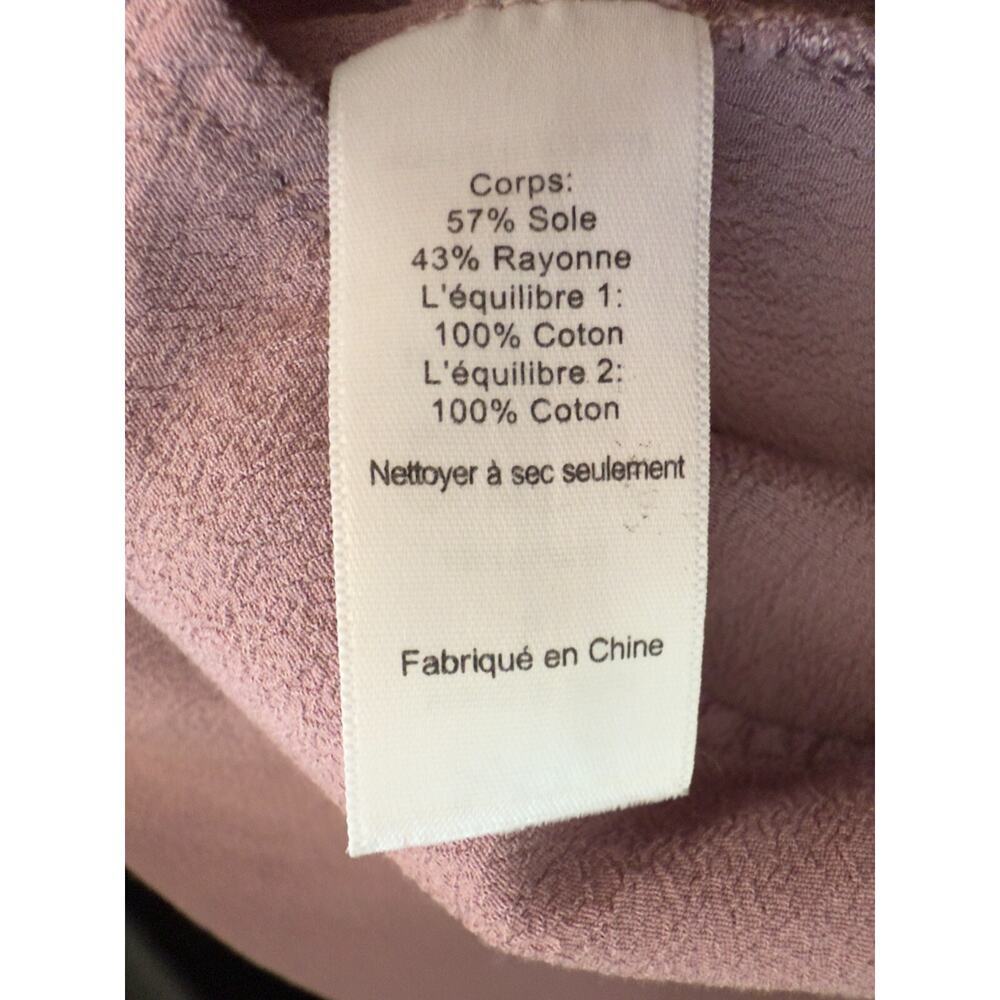 Y2K ASTR Label Silk Bohemian Hippie Peasant S Fairy Off Shoulder Pink Mini Dress - Picture 8 of 8